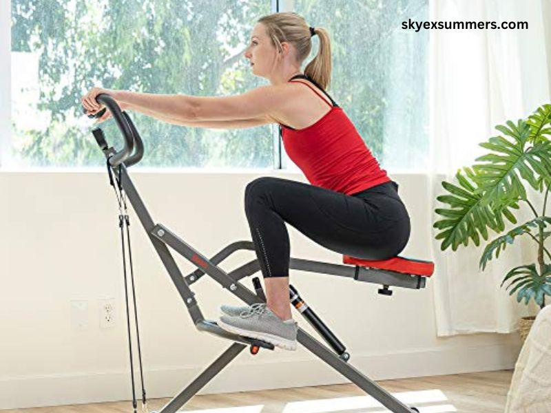 How to Use Sunny Health & Fitness Sit-up Rowing Machine