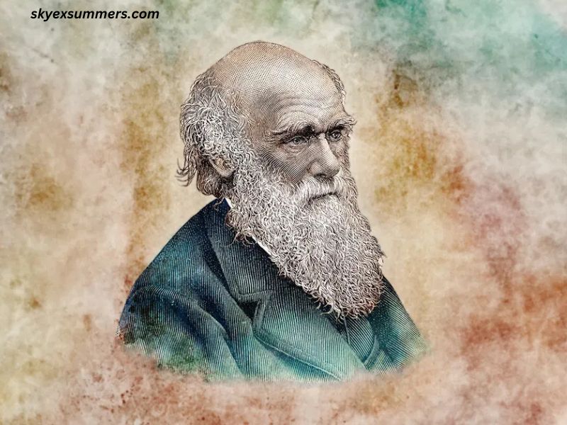 Which of Charles Darwin’s Main Points Is Depicted in the Image?